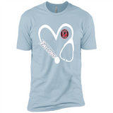 Stethoscope Heart Love Atlanta Falcons For Football Lovers