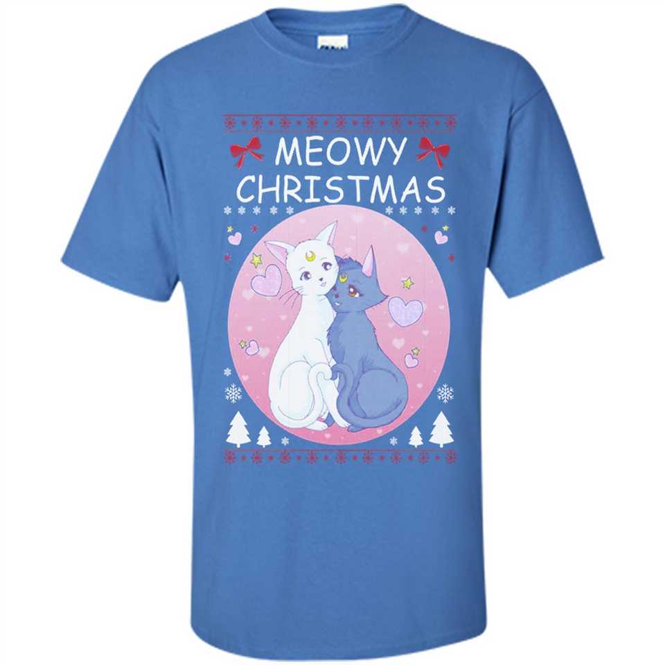 Sailor Moon Yin Yang Cat Love Ugly Christmas Sweater - Shirt