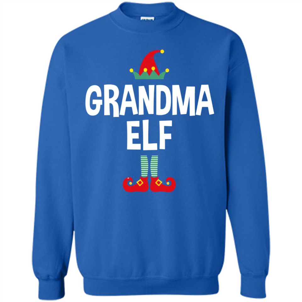 Grandma Elf Shirt -Family Matching Christmas Pajamas - Sweatshirt