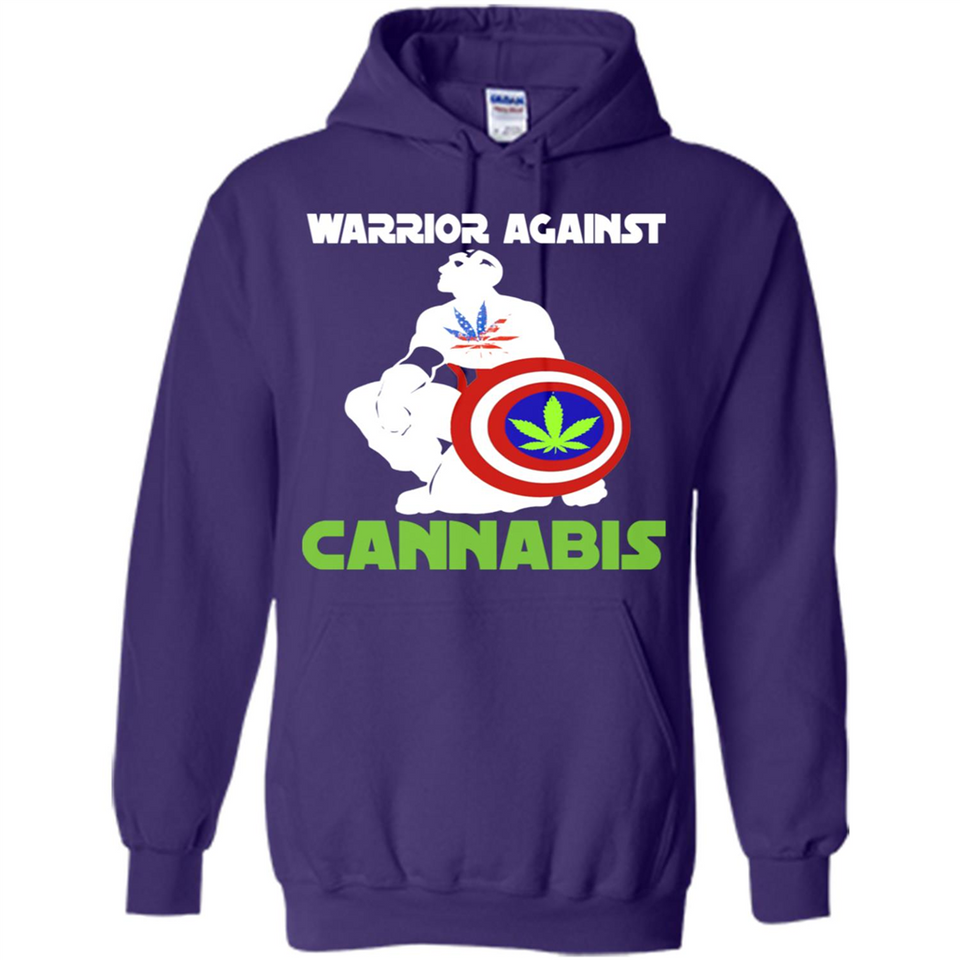 warrior against cannabis - Hoodie