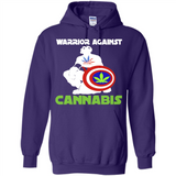 warrior against cannabis - Hoodie