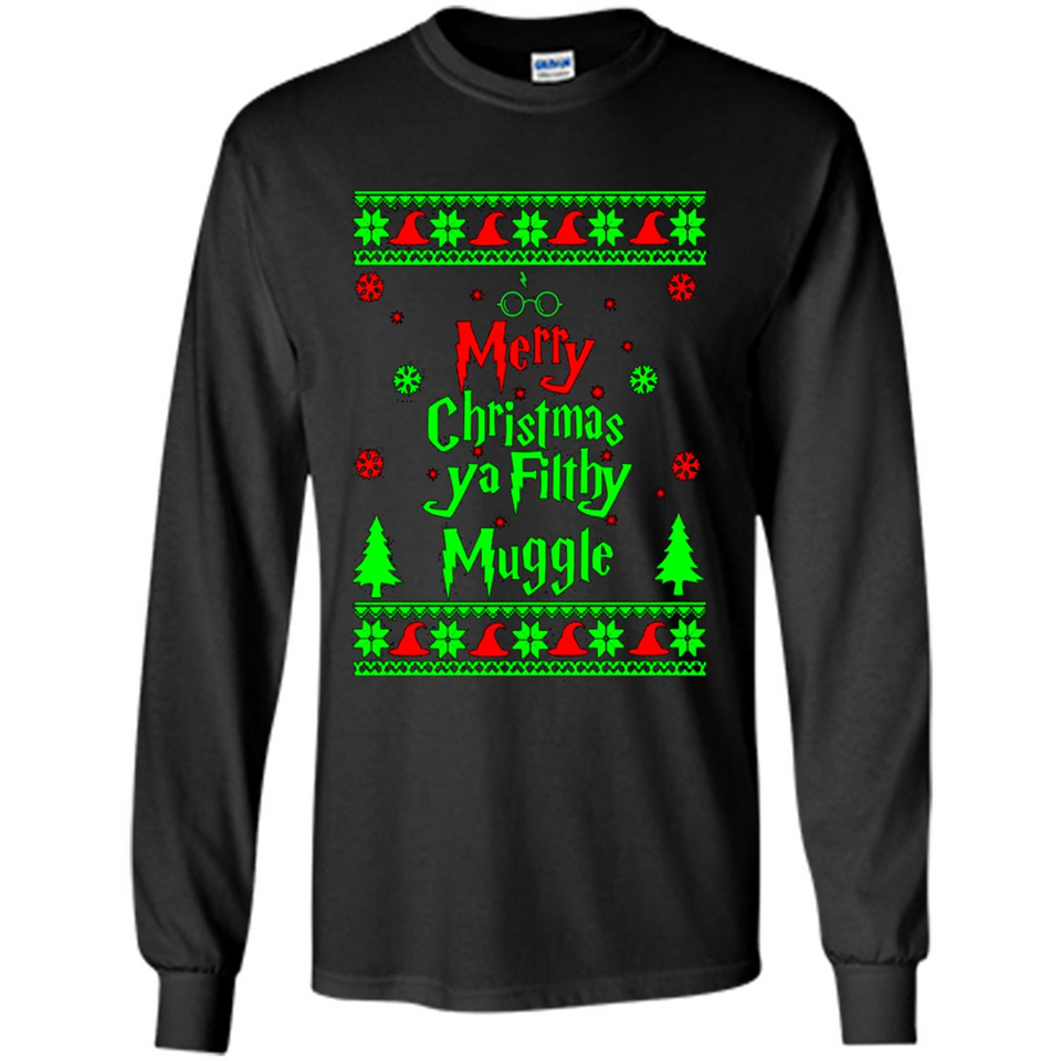 Merry Christmas ya filthy animal ugly sweater PINGPONG