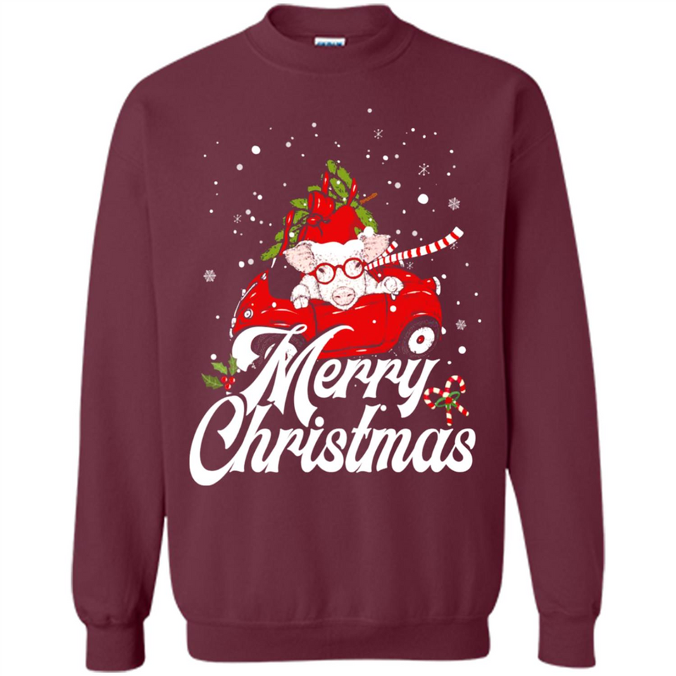 Merry Christmas Pig s - Sweatshirt