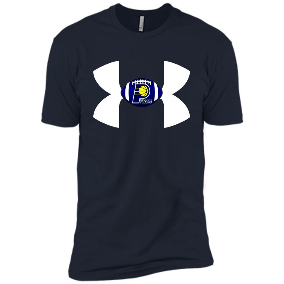 Indiana Pacers Under Armour Logo - Premium Short Sleeve T-Shirt