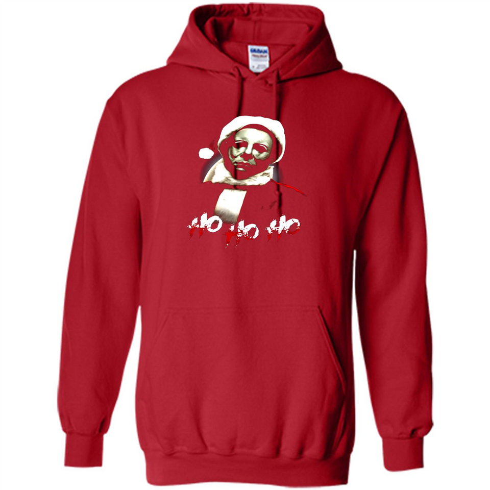 Santa Michael Myers Ho Ho Ho Merry Christmas Sweatshirt - Hoodie