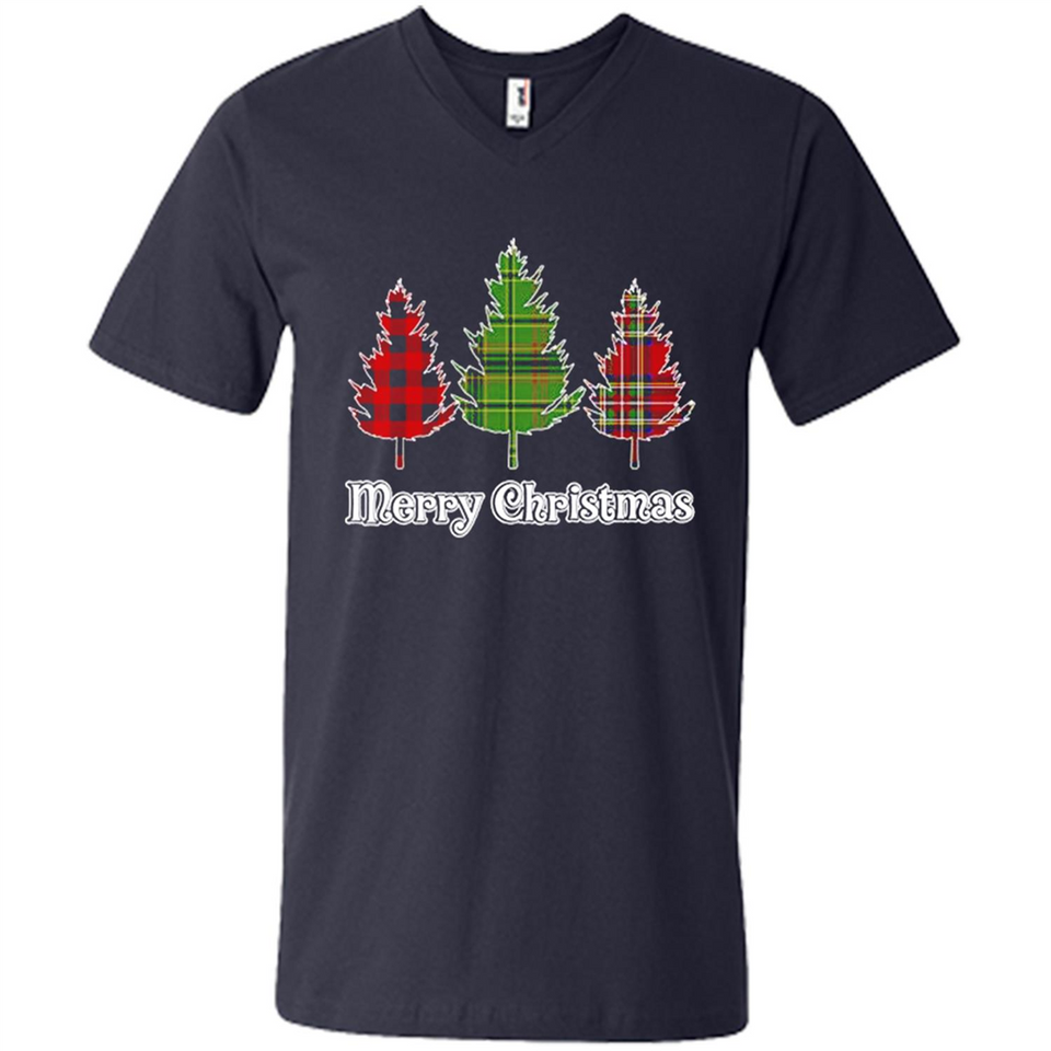 Plaid Christmas Tree Shirt Merry Christmas Plaid is Rad