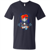 Calgary Flames Halloween The Nightmare Before Christmas - Men's V-Neck