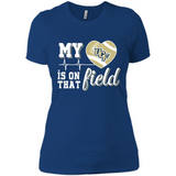UCF Knights Football My Heart is on that Field - Ladies' Boyfriend T-Shirt