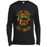 Live fast eat trash bear vintage camping PINGPONG