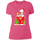 Florida Panthers Snoopy Ugly Christmas Sweaters - Ladies' Boyfriend T-Shirt