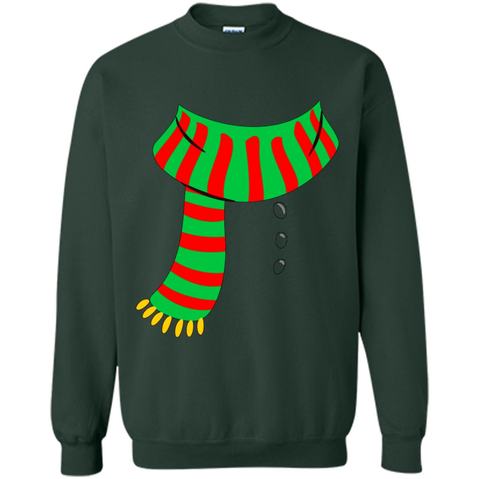 Snowman Scarf Costume T-shirt Christmas
