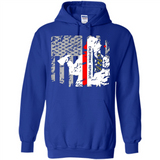Paradise California Firefighter Thin Red Line Funds Youth T-Shirt PINGPONG - Hoodie