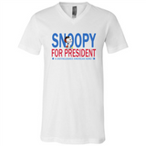 Snoopy for President - Canvas Unisex V-Neck