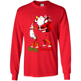 Merry Christmas Santa Claus With Big Dog sweater PINGPONG