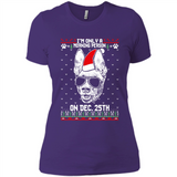 Morning Person Pharaoh Hound Funny Xmas - Ladies' Boyfriend T-Shirt