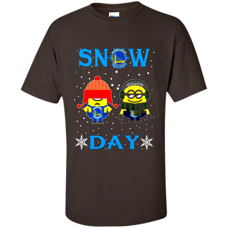 Snow Day Shirt For Golden State Warriors Vs Minion Fans pingpong