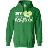 Seattle Seahawks Football My Heart is on that Field - Hoodie