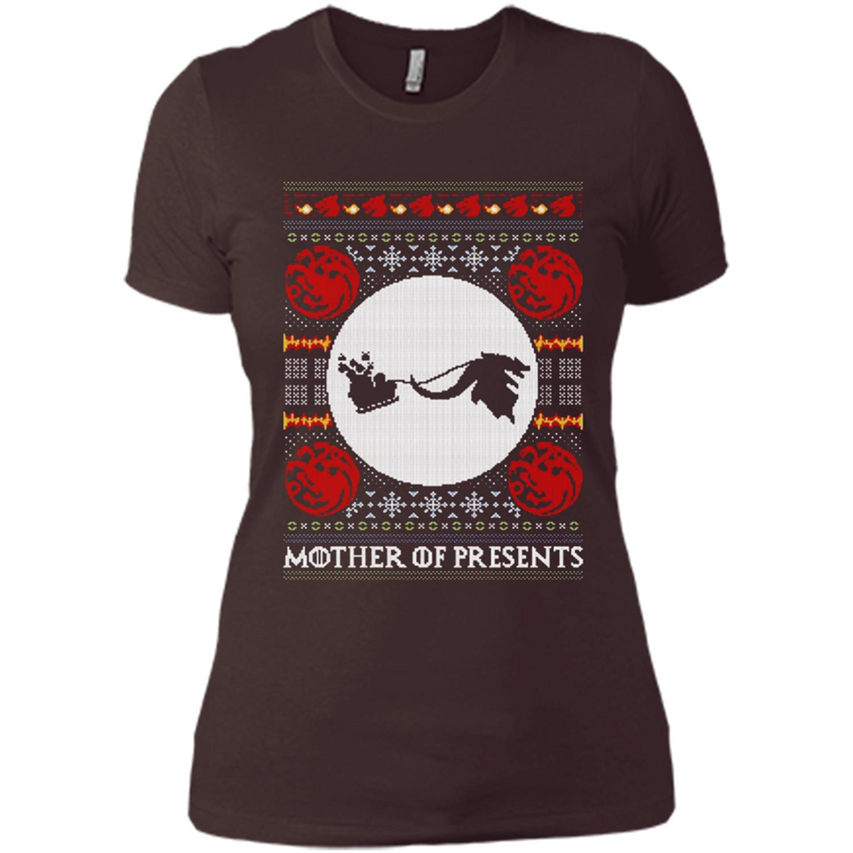 Mother Of Presents – Game of Thrones ugly christmas sweater - Ladies' Boyfriend T-Shirt