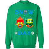 Snow Day Shirt For Edmonton Oilers Vs Minion Fans pingpong