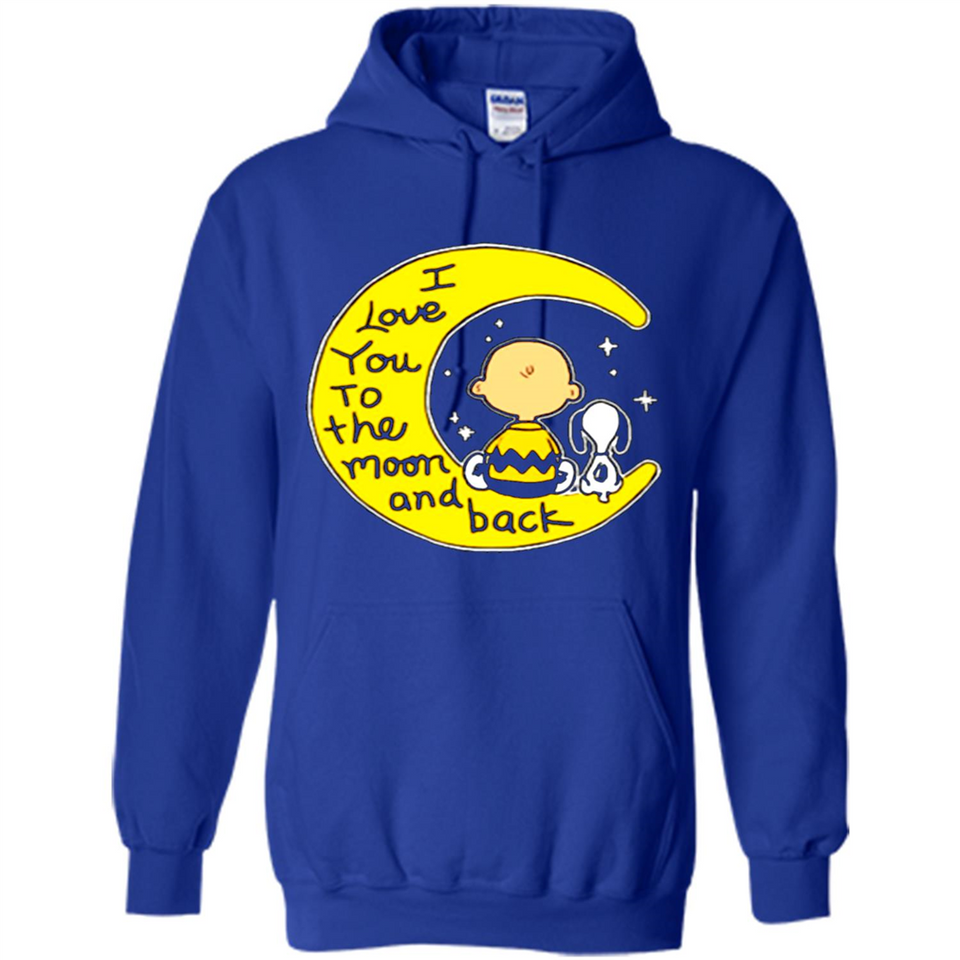 I LOVE YOU TO THE MOON AND BLACK CHARLIE BROWN AND SNOOPY