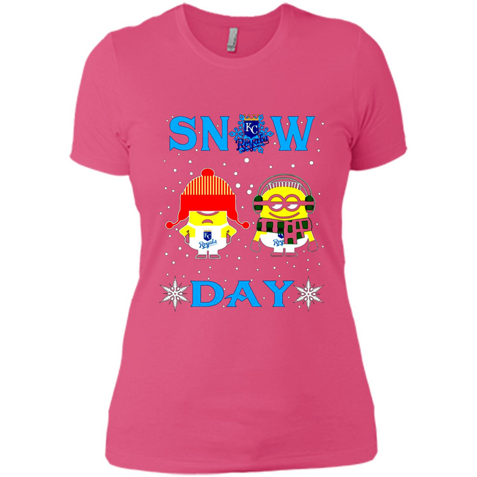 Snow Day Shirt For Kansas City Royals Vs Minion Fans pingpong