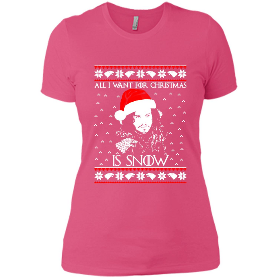 All I Want for Christmas is Snow ugly sweater PINGPONG
