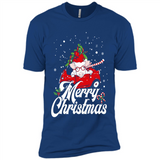 Merry Christmas Pig s - Premium Short Sleeve T-Shirt