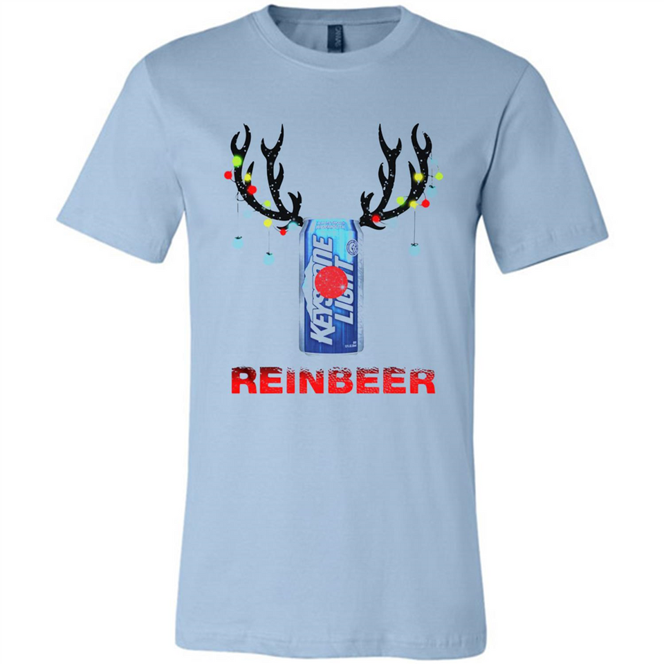 Keystone Light reinbeer Christmas - Canvas Unisex T-Shirt