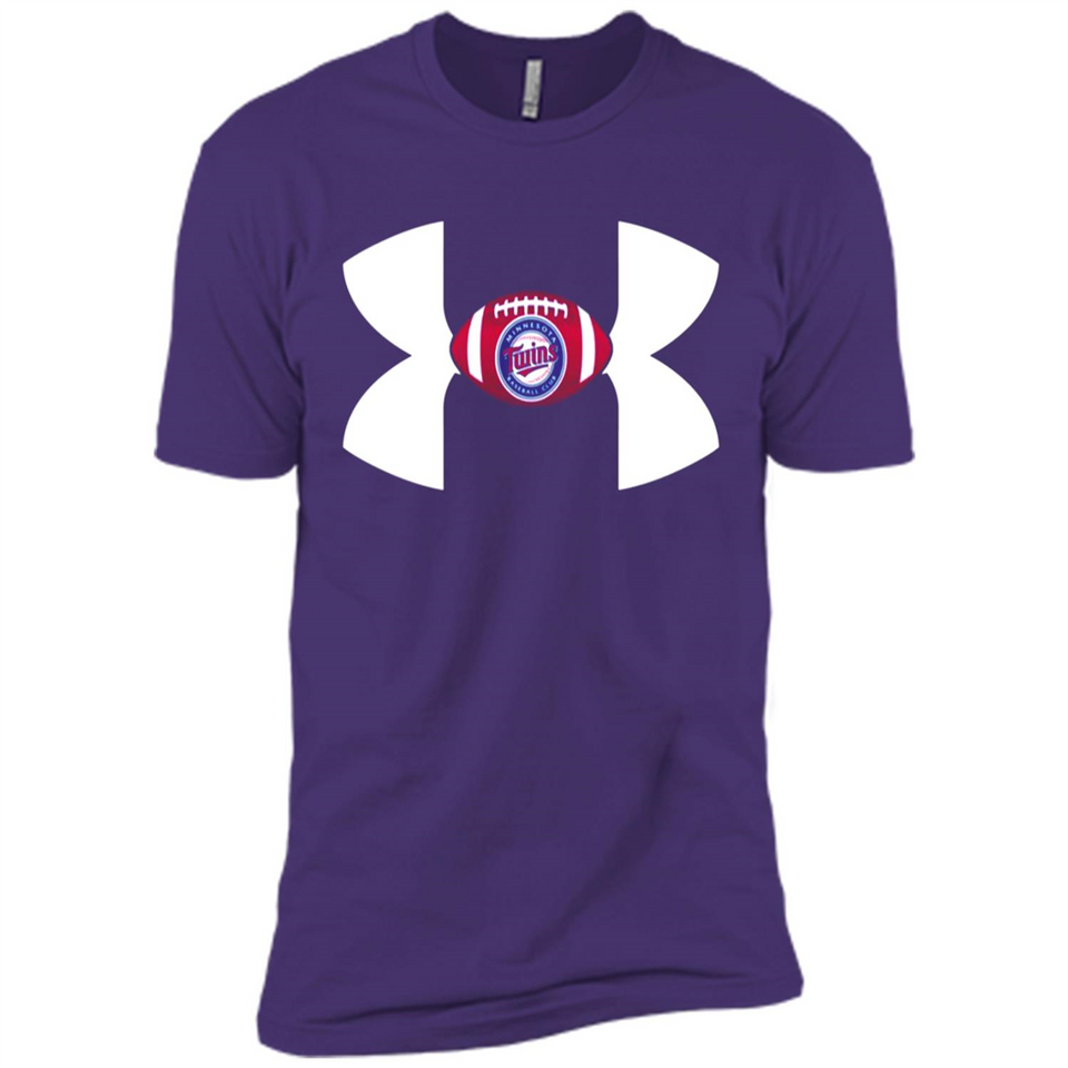 Minnesota Twins Under Armour Logo - Premium Short Sleeve T-Shirt