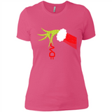 Funny Grinch Hand Holding Electrician Ornament Christmas PING PONG
