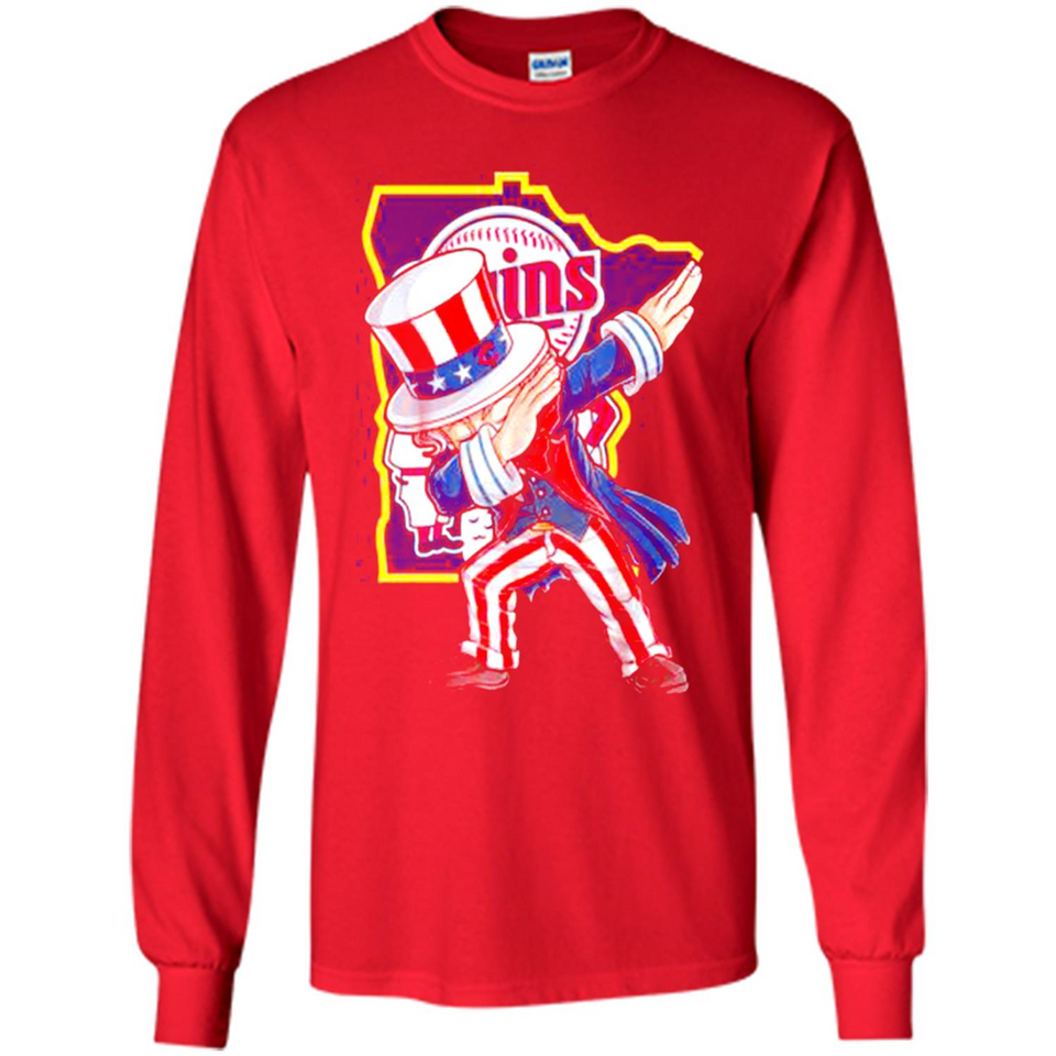 MLB MINNESOTA TWINS UNCLE SAM DABBING INDEPENDENCE DAY