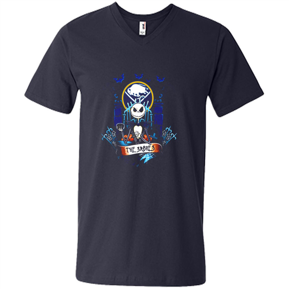 Buffalo Sabres Halloween The Nightmare Before Christmas - Men's V-Neck