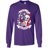 Christmas Shirt, Santa Nice Or Naughty Xmas - Long Sleeve T-Shirt