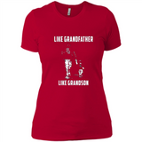 Chicago White Sox GrandFather Like GrandSon - Ladies' Boyfriend T-Shirt