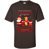 Never Underestimate A February Woman Watches Hallmark Movies Sweatshirt PINGPONG