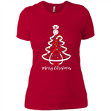 Christmas tree Nurse merry Christmas - Ladies' Boyfriend T-Shirt