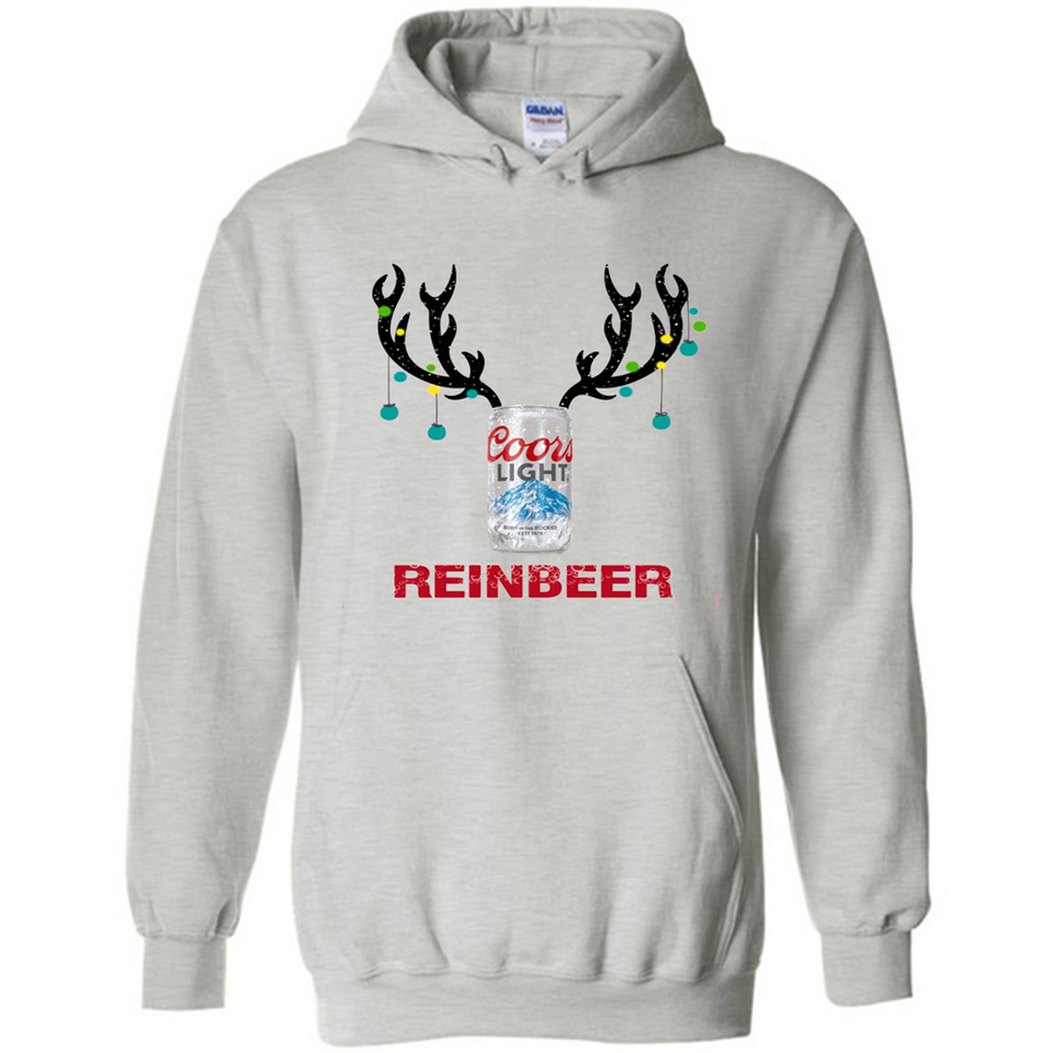 Coors Light Reinbeer Funny Beer Reindeer Christmas Sweatshirt - Hoodie