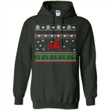 Dinosaur and Santa Ugly Christmas Sweater - Hoodie
