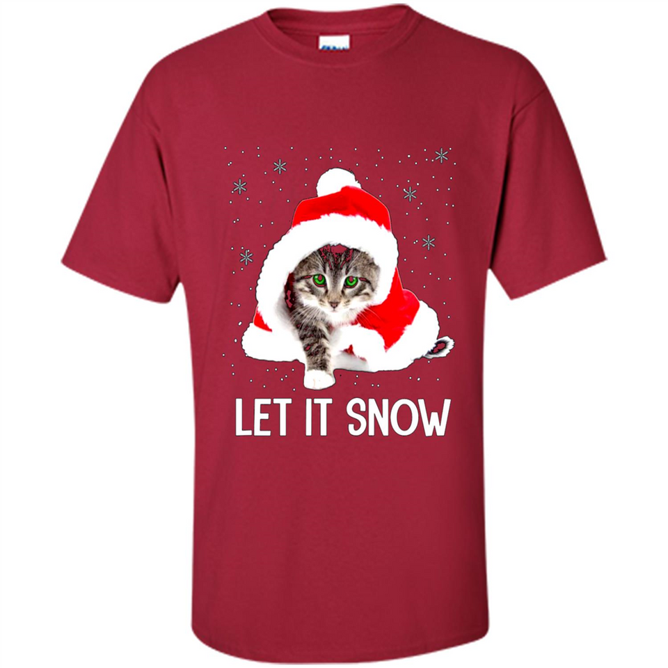 Let It Snow Cat Christmas sweater PINGPONG