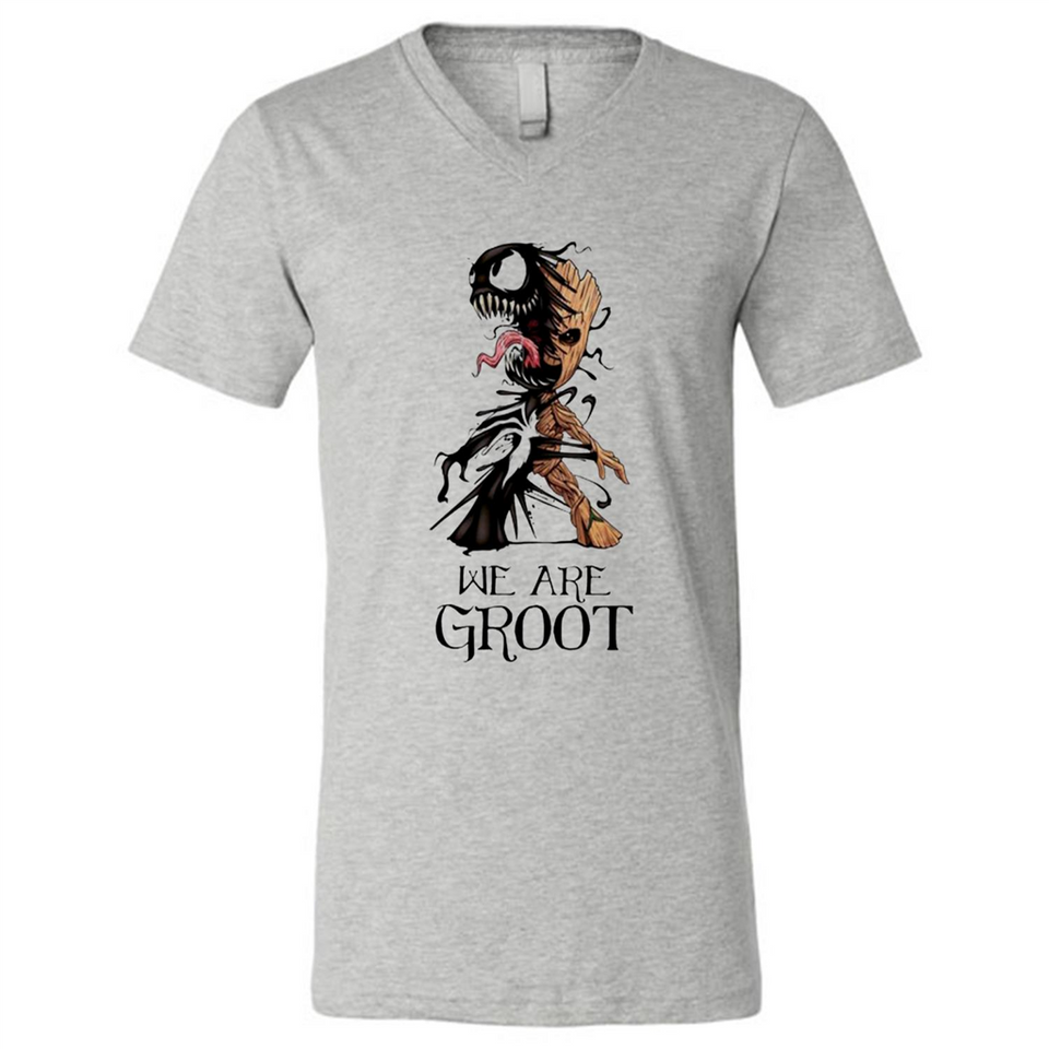 We Are Groot Venom MERCHCUTE - Canvas Unisex V-Neck
