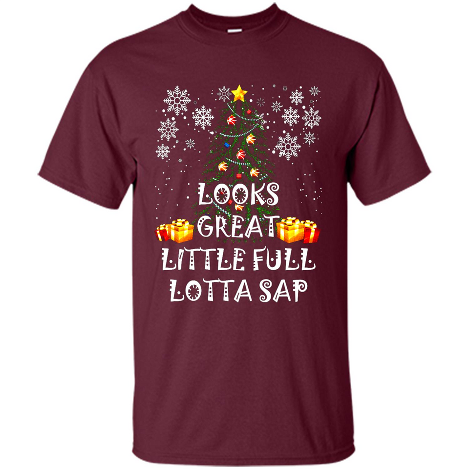 Looks Great Little Full Lotta Sap Funny Christmas Tree Mug PINGPONG - Shirt