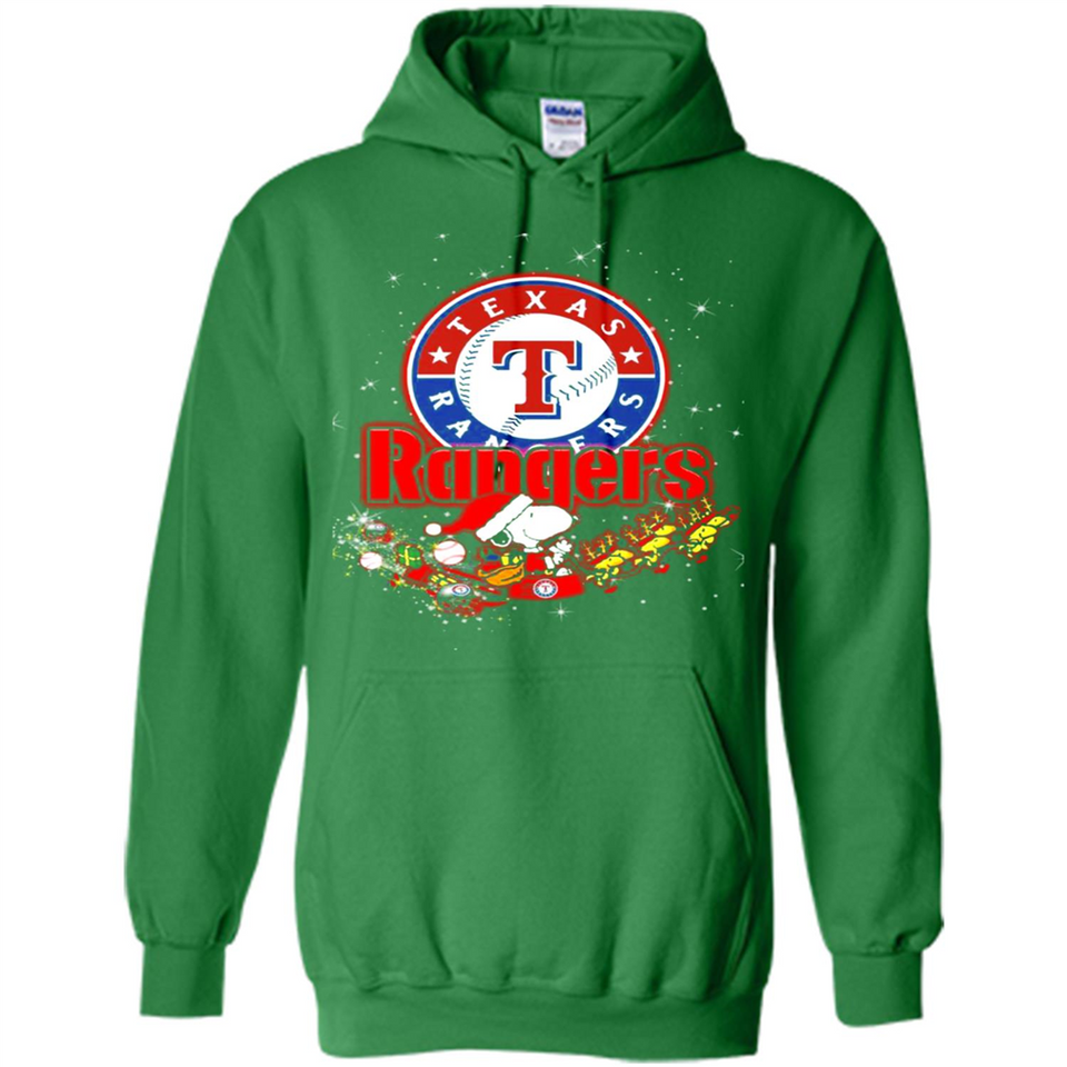 Snoopy Christmas Texas Rangers - Hoodie