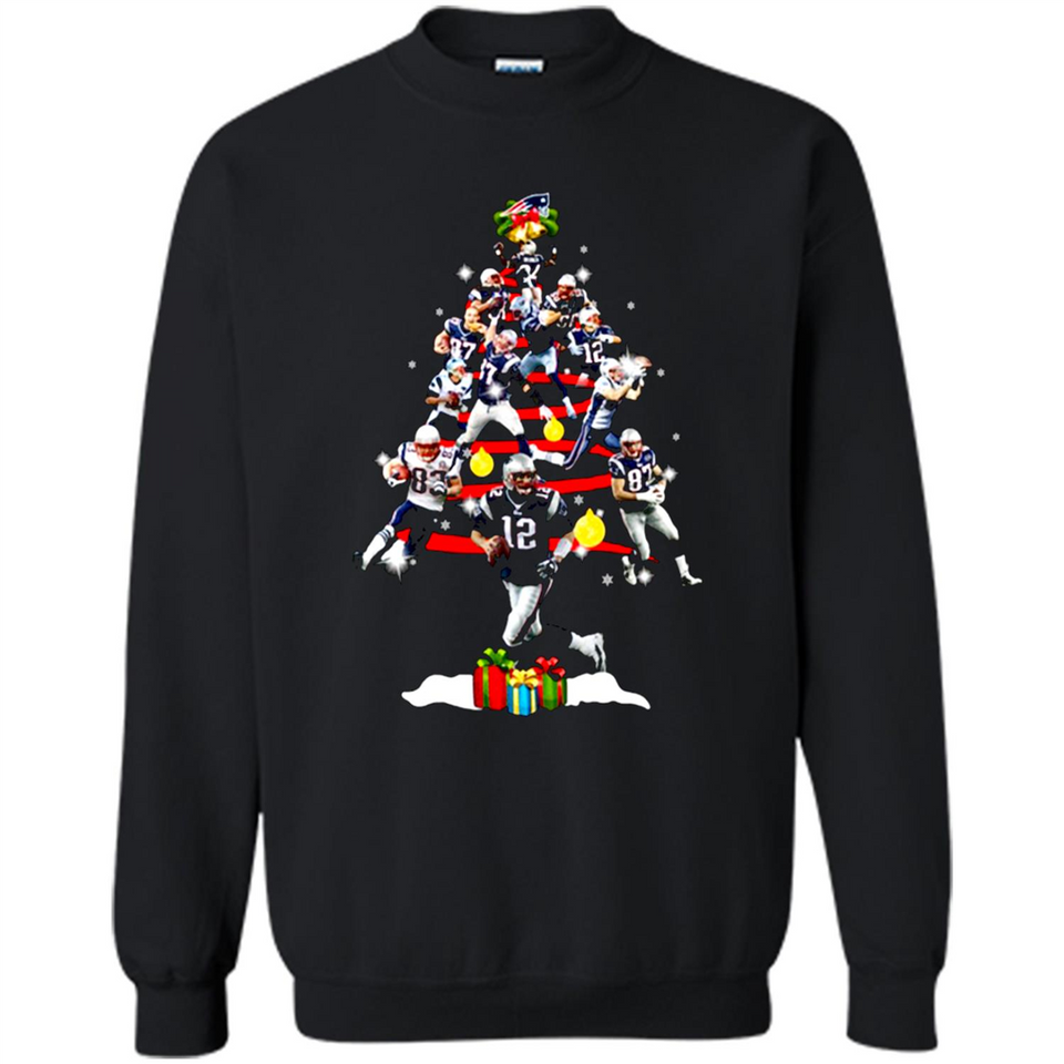 NEW ENGLAND PATRIOTS PLAYERS CHRISTMAS TREE PINGPONG