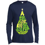 A Tree Is For Life Not Just For Christmas - Canvas Long Sleeve T-Shirt