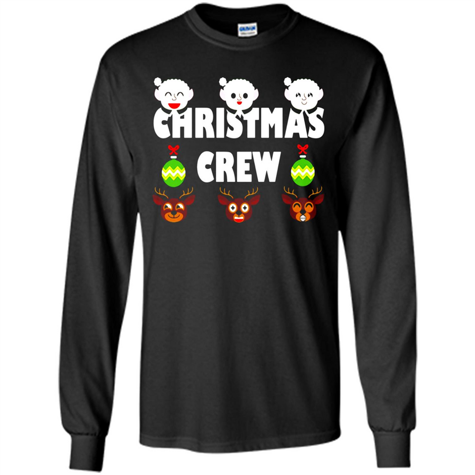Christmas Crew Gifts Santa Elves Reindeer - Long Sleeve T-Shirt