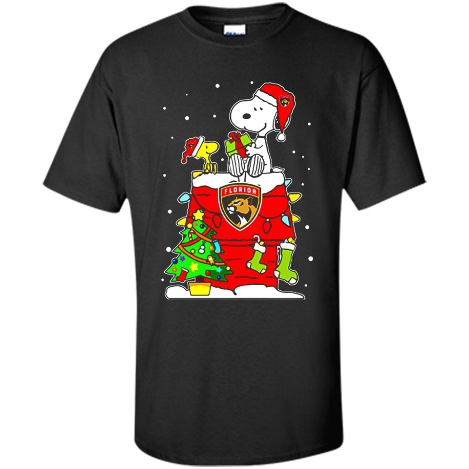 Florida Panthers Snoopy Ugly Christmas Sweaters - Shirt