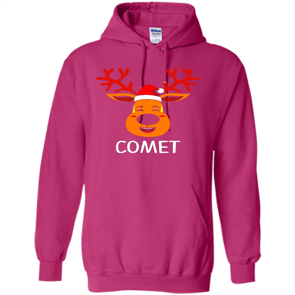 Comet Santa Claus Funny Xmas Holiday T-Shirt - Hoodie