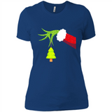 Funny Grinch Hand Holding Christmas Tree Ornament Christmas PING PONG
