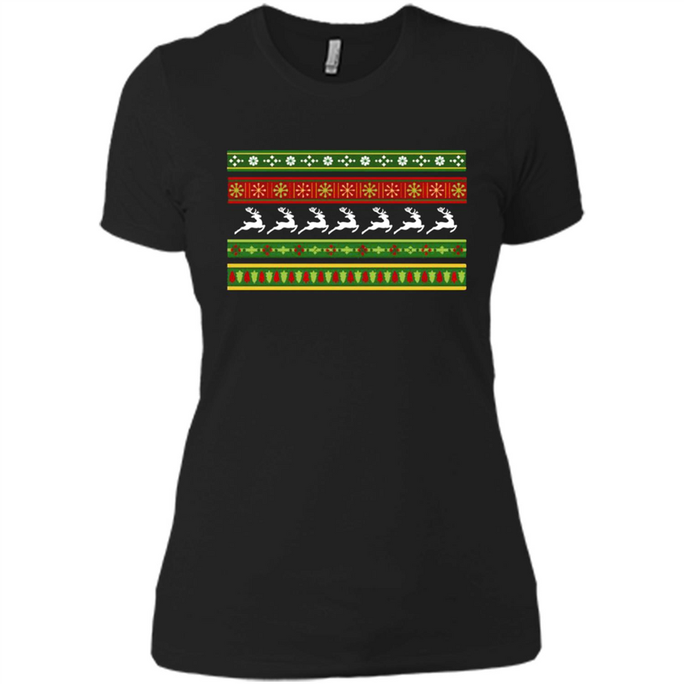 Ugly Christmas Funny Festive - Ladies' Boyfriend T-Shirt