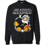 Grumpy Santa Claus Los Angeles Chargers Football Team PINGPONG